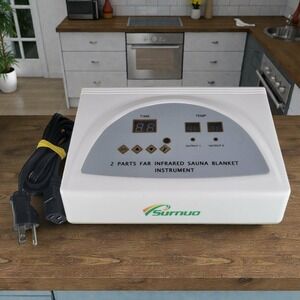 Infrared Sauna Blanket Controller TESTED Digital Heat 2‎ Zone Sauna NO REMOTE